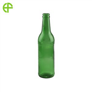 Smaragd-Essig-Glasflasche