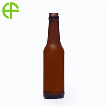 275 ml braune Bierflasche mit blauem Band