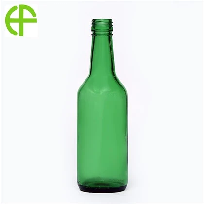 360 ml smaragdgrüne Hi Liquor-Glasflasche