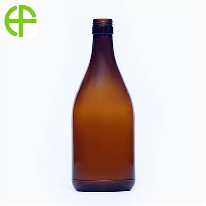 750 ml braune alte Peking-Schnapsglasflasche
